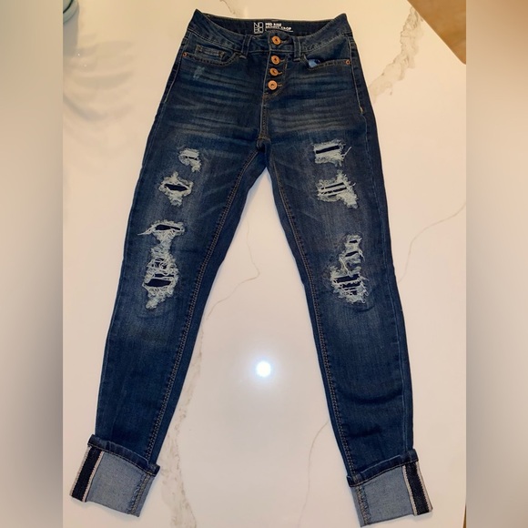 NoBo MID RISE SKINNY CROP Jeans Size 1 - Picture 1 of 3